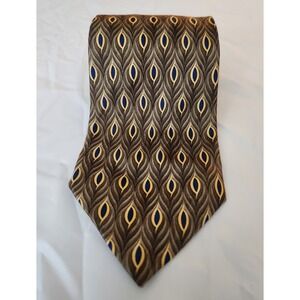 JZ Richards Von Maur Geometric‎ Silk Men's Neck Tie
